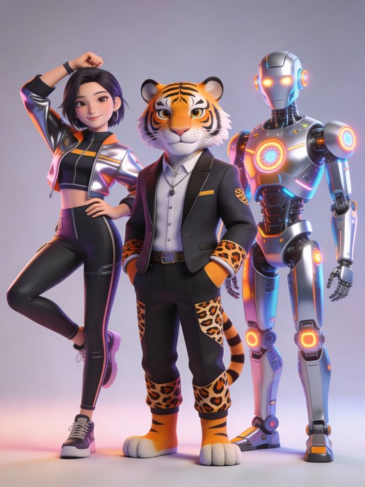 Custom 3D Avatars — Humans, Animals, Robots